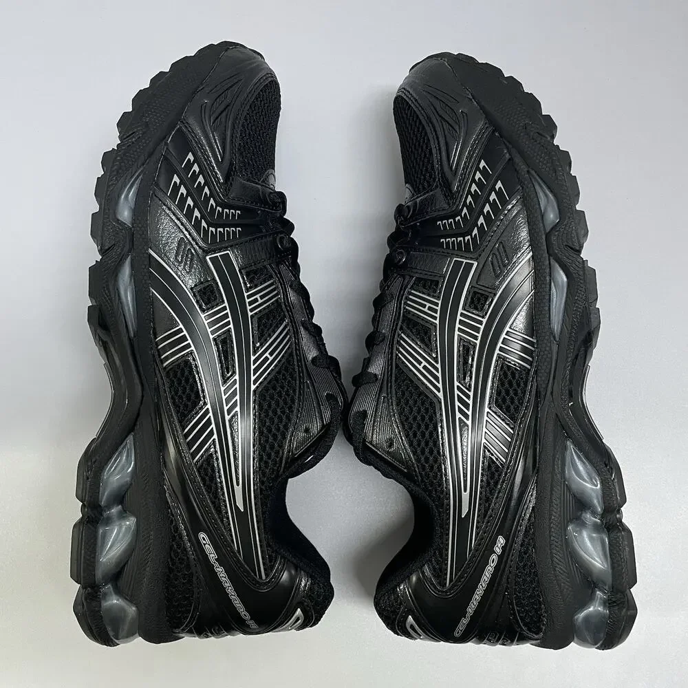 ASICS Gel Kayano 14 Black Pure Silver 1201A019 006 Size 11 Runner Workout Mesh